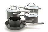 Anolon Professional Hard Anodised Cookware Saucepan Set 5 Piece