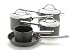 Anolon Professional Hard Anodised Cookware Saucepan Set, 5 Piece