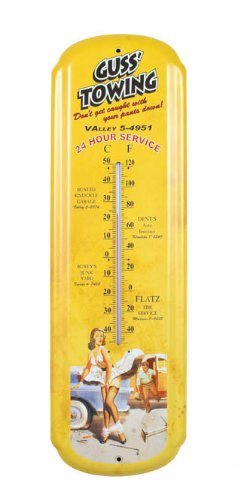 Thermometer Vintage Advertising Look Guss Towing