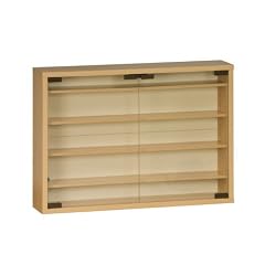 Maja 1816 F531 Sammlervitrine und Wandregal 60 x 43 x 12 cm Buche