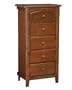 Bassettbaby Cape Cod 5 Drawer Tall Chest, Cherry