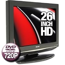 Sharp LC26DV22U 26-Inch LCD TV with Built-In DVD Player