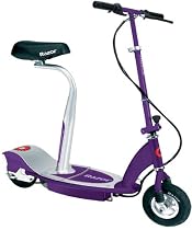 Razor E100S Seated Electric Scooter - Purple