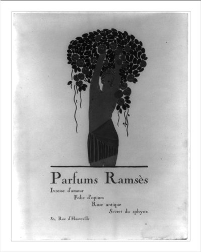 Historic Print (L): [French perfumes advertisements, with Art Nouveau illus: Parfums Ramses