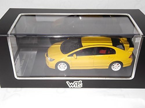 WIT'S 1/43 CH443 Honda CIVIC TYPE R FD2 Yellow