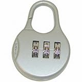 City Lights Round Silver Combination Lock