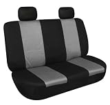FH-FB102R012 Classic Bench Car Seat Cover Gray / Black FH-FB102R012 Classic Bench Car Seat Cover Gray / Black