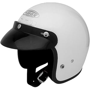 GMAX GM2 Youth Harley Motorcycle Helmet - White / Large/X-Large