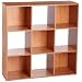 ClosetMaid 898000 9-Cube Stackable Laminate Organizer, Alder