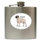 Mastiff Hip Flask (6 oz)