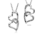 Like A Sister Necklace, Sterling Silver