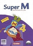 Produkt-Bild: Super M - &Ouml;stliche Bundesl&auml;nder und Berlin: 4. Schuljahr - Arbeitsheft mit CD-ROM und Lernstandsseiten: Mathematik f&uuml;r alle