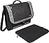 Targus CityGear 17-Inch Miami Messenger Case for Notebooks with Bonus Sleeve - Black with Grey (BUS0369)