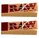 500 RAW Rolling Papers Filter Tips (10 Booklets of 50) Standard Size Vegan
