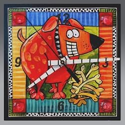 Magnet Clock - Funky Cat