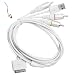 AV Composite Video To TV-RCA Cable USB for iPHONE 4 4G