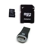 Kingston 16GB microSDHC Class 2 with Micro SD Adapter and SanDisk Mobile Mate reader (Bulk Packaging)
