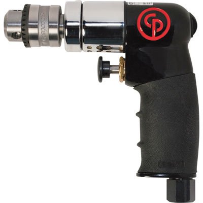 Chicago Pneumatic Mini Air Drill Kit - 1/4in. Chuck, 2700 RPM, 4.1 CFM, Model# CP7300RK