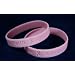 Pink Silicone Bracelets (50 per bag)- Adult Size