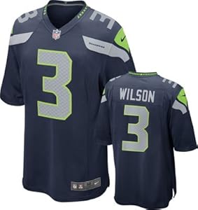 Russell Wilson Seattle Seahawks Home Jersey: (Large)