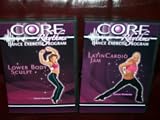 CORE RHYTHMS DANCE EXERCISE PROGRAM 2 DVD SET: Lower Body Sculpt + Latin Cardio Jam