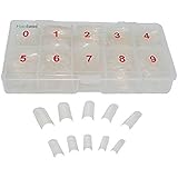 500 Pcs Clear French Acrylic Style Artificial Half False Nails Nail Art Tips