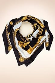 Lightweight Abstract Print Scarf