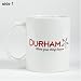 Durham White Ceramic Mug