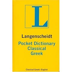 Classical Greek Langenscheidt Pocket Dictionary