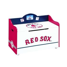 Boston Red Sox MLB Wooden Toy Chest