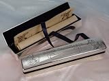 Silverplated Birth Certificate Holder with Hinge Lid