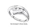 Jewelry : Stunning 10k. White Gold Journy Diamond Promise Ring / Band