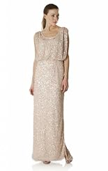 Chiffon/Taffeta/Tulle Crystals Flowy Lace Crystal Applique Beaded Evening Dress 