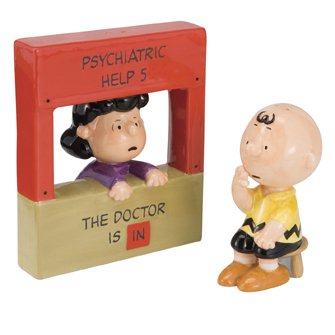 Buy Peanuts Psychiatric Booth Salt and Pepper Set