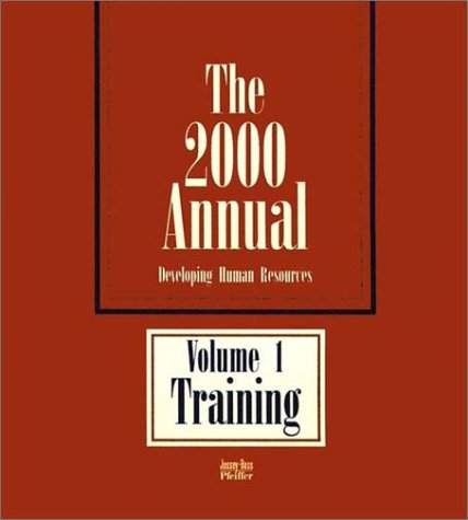 The Annual, 2000 Training, approximately 320 pages (Pfeiffer Annual: Training)