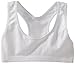 Maidenform Girl Big Girls' Seamless Racerback Sports Bra, White, Small