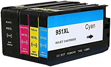 ETI Office 1 Set Replacement for HP 950XL 951XL Ink Cartridge High Capacity Compatible with HP Officejet PRO 8600 8610 8620 8630 8640 8660 8615 8625 251dw 271dw