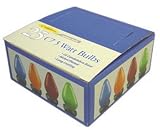 Celebrations Lighting UYTT4211 Xmas Replacement Bulbs Ceramic Assorted Colors Box/25