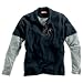 Oxbow Langarmpolo Männer, schwarz/grau