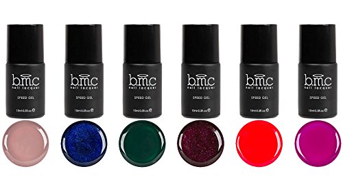 BMC Cream and Glitter Style Speed Gel Nail Polishes - Unforgettable Collection