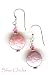 Pink Fresh Water Pearl & Swarovski Sterling Silver Earrings