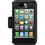Otterbox iPhone 4s Black Defender Case/Holster - Oct '11 (Fits All Carriers)