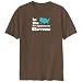 T-Shirt Brown  In The Usa It Is Spoken In Slovene  Languaje