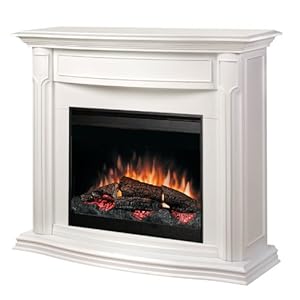Dimplex Addison DFP69139W Electric Fireplace Mantle with Firebox White