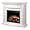 Dimplex Addison DFP69139W Electric Fireplace Mantle with Firebox White