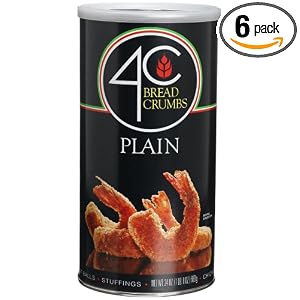 4C Plain Bread Crumbs, 24-Ounce Canisters (Pack of 6) by 4C