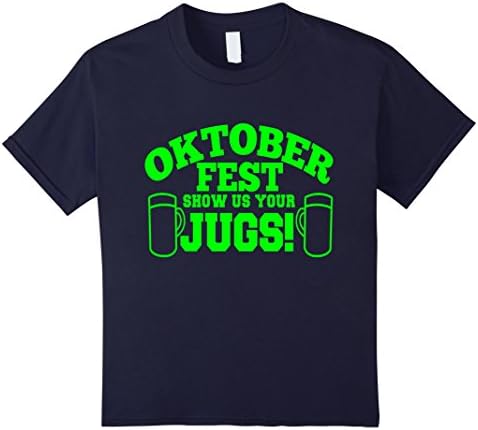Kids OKTOBERFEST Show us your JUGS 10 Navy