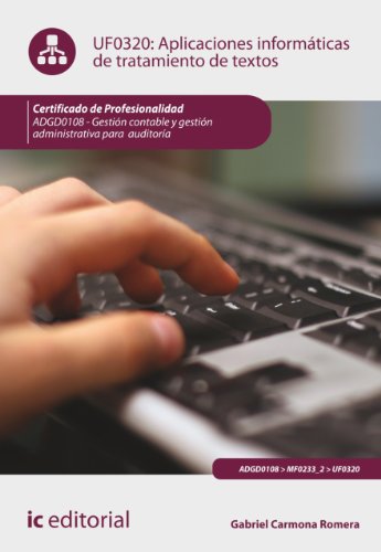 Aplicaciones informáticas de tratamiento de textos. ADGD0108 (Spanish Edition)