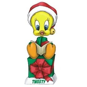 Looney Tunes Christmas Tweety Wacky Wobbler Bobble Head