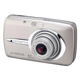 Olympus Mju 600 Silver Digital Camera [6MP, 3x Optical Zoom]